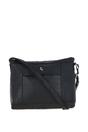 Black 'Carlotta' Croc Print Real Leather Shoulder Bag, Image 1 of 5