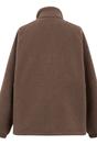 Mocha Emilica Borg Full Zip Fleece Jacket, Image 2 of 4