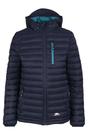 Navy Trespass Navy Lenka Hooded Padded Jacket, Image 1 of 2