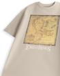 Beige Lord Of The Rings Map Large T-Shirt, Image 3 of 4