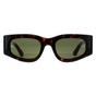 Brown Rectangle Havana with Green and Red Green GG1664S, Image 1 of 4