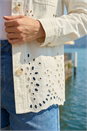 Ivory  Broderie Cotton Lace Jacket, Image 4 of 4