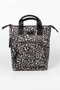 Cream Etre Cream Leopard Top Handle Foldable Backpack, Image 1 of 4