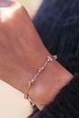 Pink Crystal Quartz Minimalist Healing Bracelet, Image 1 of 1