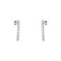 Silver Sterling Silver Long Tennis Earring - Pair, Image 1 of 1