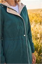 Teal Lightweight Hooded Jacket , Image 4 of 4