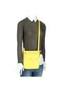 Yellow 'Five CB' Real Leather Cross Body Bag, Image 5 of 5