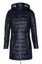 Black Womens Leather Puffer Parka Jacket-Andri, Image 1 of 4
