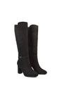 Black 'Olly' Knee High Boots With Block Mid Heel, Image 5 of 5