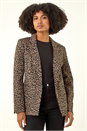 Multi Animal Print Stretch Jacket , Image 4 of 5