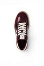 Wine Leather Trainers Sneaker Shoes, Image 7 of 8