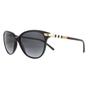 Black Cat Eye Black Grey Gradient Polarized BE4216 Sunglasses, Image 2 of 6