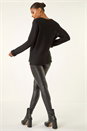 Black Soft Knitted Jumper, Image 4 of 5
