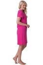 Fuchsia Camille Lingerie Fuchsia Cupcake Motif Cotton Nightshirt, Image 2 of 5