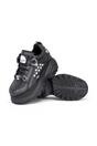 Black Womens Chunky Platform Trainers -1339-14, Image 4 of 6
