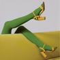 Wine 3 Pair Ladies Coloured Opaque 80 Denier Plain Block Colour Tights, Image 4 of 5