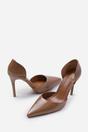 Mocha 'Aspen' Pointed Toe Stiletto High Heels, Image 3 of 4
