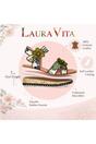 Beige Womens Floral Wedge Espadrille-BALLON-08, Image 3 of 7