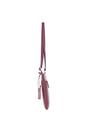 Burgundy 'Cienna' Real Leather Crossbody Bag, Image 3 of 5