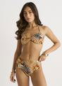 Multi Gini London Multi Gini London Animal Floral Print Bikini Bottom, Image 3 of 4