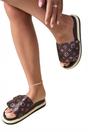 Brown iKrush Brown Josie Flatform Sandals, Image 7 of 8
