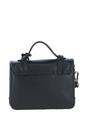 Black Stylish Real Leather Small Satchel Bag, Image 3 of 4