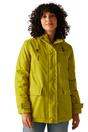 Sage Orla Kiely Plain Mid Length Waterproof Jacket, Image 1 of 4