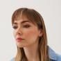 Silver Sterling Silver Jewelled Mini Safety Pin Stud Earring, Image 3 of 5