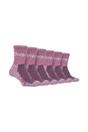 Rose 6 Pairs Cotton Breathable Hiking Socks, Image 1 of 3