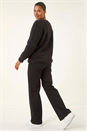 Black Fleece Front Pocket Jacket, Image 4 of 6