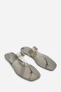Grey Rosalyn Glitter Thong Flip Flop Sandals, Image 4 of 6