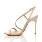Natural AJVANI Natural Party Barely There Strappy High Heels, Image 3 of 6