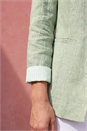 Green Textured Light Weight Blazer, Image 4 of 5