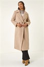 Stone Borg Single Breasted Coat, Image 3 of 6