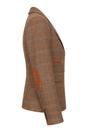 Brown Infinity Leather Brown Tweed Blazer in Herringbone Check, Image 4 of 6