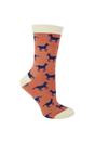 Coral 1 Pack Novelty Animal Patterned Bamboo Socks, Image 1 of 4