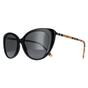 Black Burberry Black Cat Eye Black Dark Grey BE4407, Image 2 of 4
