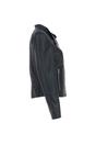 Black Ashwood Leather Black 'Vento' Real Leather Biker Jacket, Image 5 of 5