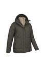 Khaki Nebraskan Borg 3 in 1 Padded Jacket, Image 5 of 5