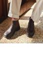 Dark Brown Leather Outdoor Chelsea Boots-Spinifex, Image 6 of 6
