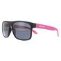 Black Montana Black Rectangle Black with Pink Rubbertouch Black Polarized Sunglasses, Image 2 of 4