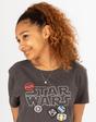 Grey Star Wars Badges Women's T-Shirt, Image 2 of 6