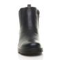 Navy Blue AJVANI Navy Blue Low Wedge Comfort Ankle Chelsea Boots, Image 6 of 6