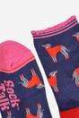 Blue Greyhound Dog Bamboo Socks, Image 5 of 5