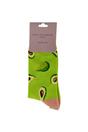 Green Novelty Funny Fruit Socks, Image 2 of 5