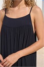 Black Strappy Full Length Stretch Jumpsuit, Image 4 of 4