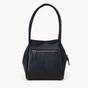Black 'DEBBIE' Pebble Grain Real Leather Shoulder Bag, Image 5 of 5