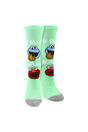 Blue Ladies Cotton Novelty Socks - Sesame Street Pattern Fun & Comfortable Socks, Image 1 of 3