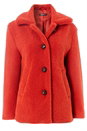 Rust Faux Fur Teddy Coat, Image 5 of 5