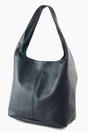 Black Italian Leather Shoulder Bag, Image 3 of 3